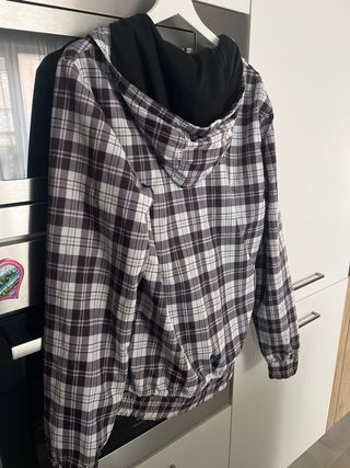 Impermeabile Pull&Bear a quadri tg. L