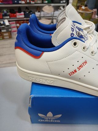 Zapatillas Adidas Stan Smith Blancas y Azules t 40