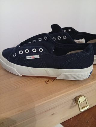 STONEHAVEN Scarpe Blu e Bianche