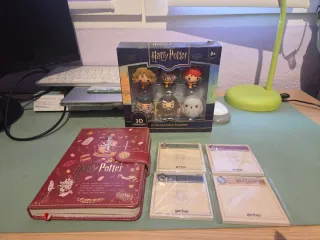 Set Papelería Harry Potter Figuras y Cuadernos