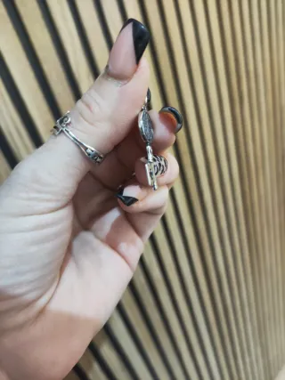 Colgante Llave San Benito Plata