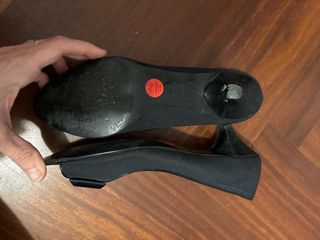 Zapatos Zara Peep Toe Negros