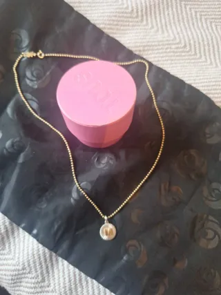 Collar Tous M Dorado y Rosa con Certificado