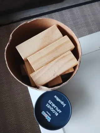 Bloques apilables de madera