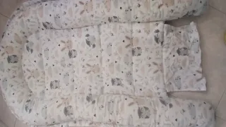 Nido para bebé con estampado de animales