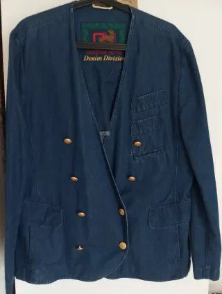 Blazer in denim vintage