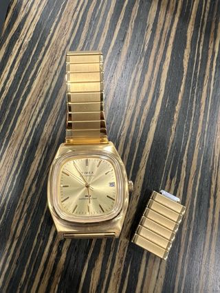 Timex Automático Reissue 1983 E Line Dorado