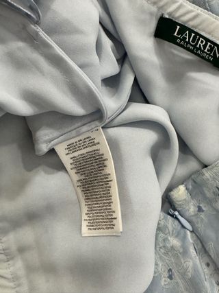 Falda Ralph Lauren L floral azul