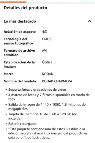 Llaveros Cámara Kodak