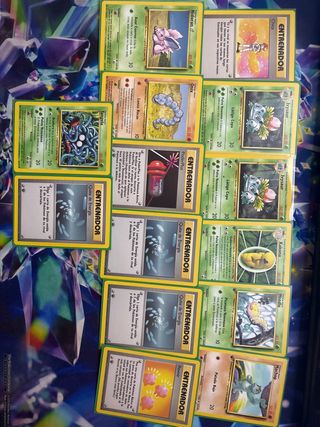 Lote 14 cartas pokemon base set primera edicion