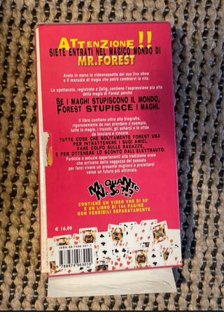 Libro e VHS Mago Forest Ma Quante Ne So?!