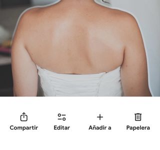 Vestido de Novia Blanco, la talla es una 38/40