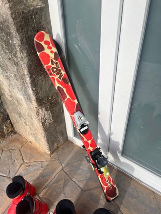 Sci e scarponi infantili taglia sci 104 cm