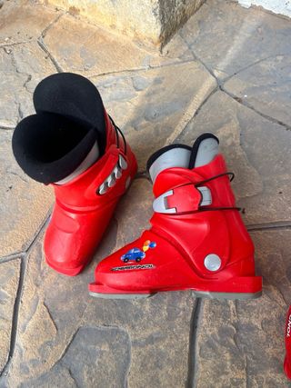 Sci e scarponi infantili taglia sci 104 cm