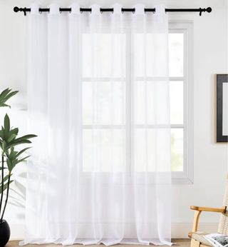 Tende traslucide bianche