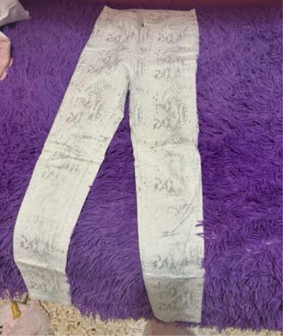 Jeans bianchi strappati donna