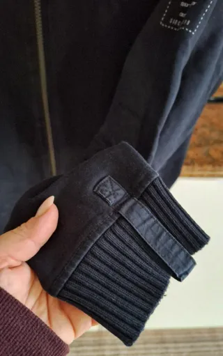 Felpa Champion donna zip tasche blu