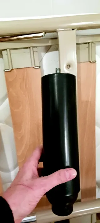 Cama articulada BODYFLEX beige/marrón