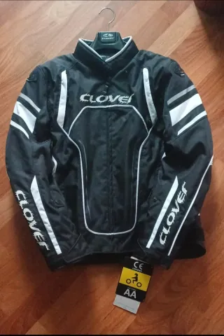 Giacca Moto Clover Nera