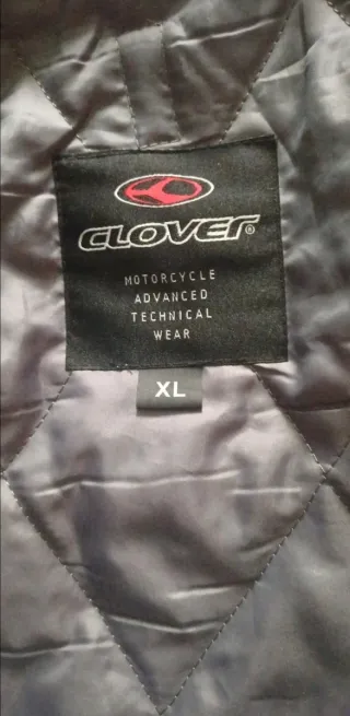 Giacca Moto Clover Nera