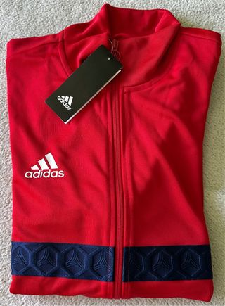 Chaqueta Adidas Roja Cremallera Nueva
