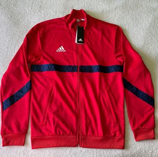 Chaqueta Adidas Roja Cremallera Nueva
