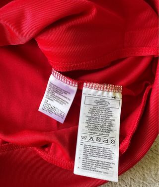 Chaqueta Adidas Roja Cremallera Nueva