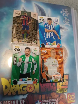 Lote 4 cromos Adrenalyn XL 2025-26