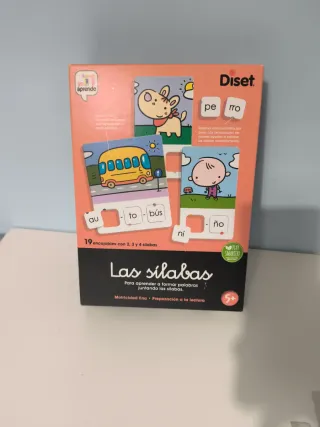 Juego de Las Sílabas Diset está nuevo sin abrir.