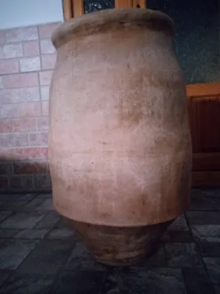 Tinaja barro. Boca 45 alt.85.panza162cm