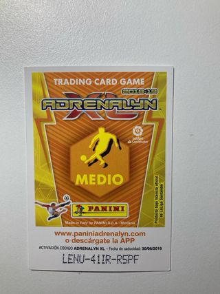 Cromo Adrenalyn Santi Cazorla 18-19