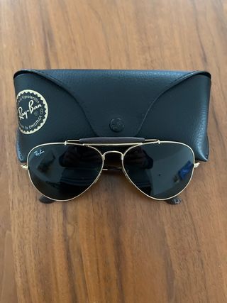 Gafas Ray-Ban Aviator Dorado y Negro