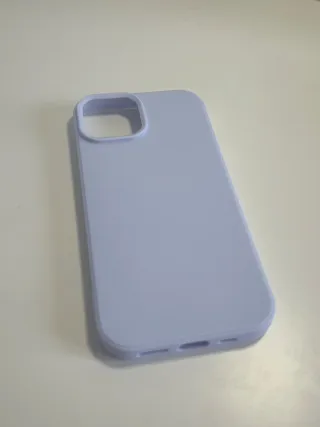 Cover per iPhone 15 Blu Chiaro in Silicone