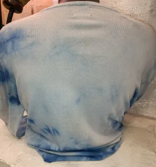 Maglioncino girocollo tie-dye L