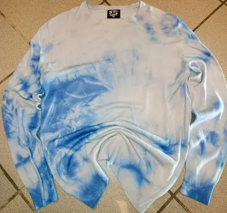 Maglioncino girocollo tie-dye L