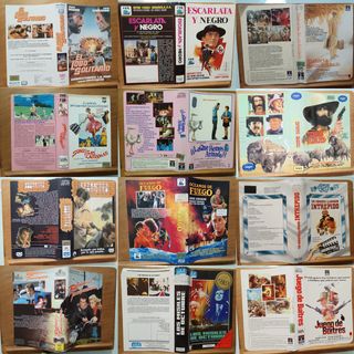 Carátulas Originales de Películas VHS y BETA