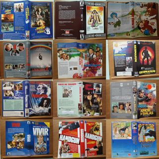 Carátulas Originales de Películas VHS y BETA