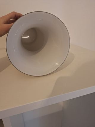 Vaso Venini Opalino Tortora H 36cm