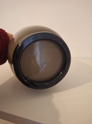 Vaso Venini Opalino Tortora H 36cm