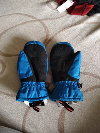 Manoplas de nieve Wed'ze azules y verdes