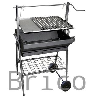 Barbacoa Brava Con Ruedas 80x50x115 cm - Orework