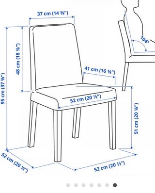 Set 4 Sillas Comedor Ikea. Fundas color lila.