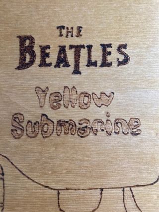 Arte en Madera Beatles Yellow Submarine