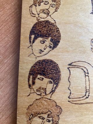 Arte en Madera Beatles Yellow Submarine
