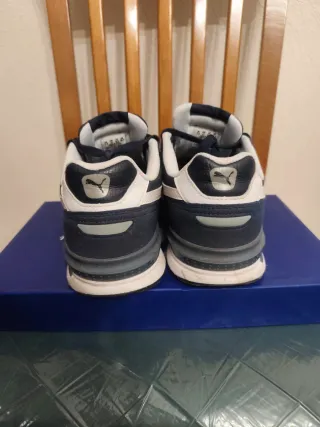 Scarpe Puma Uomo Ragazzo Blu/Bianco Tg 41