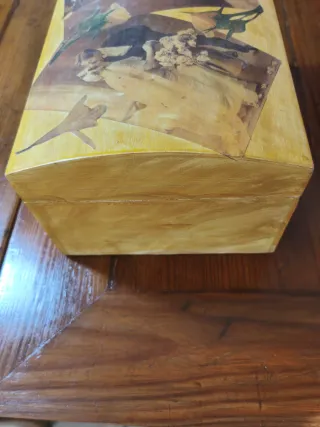 Cofanetto in legno decoupage