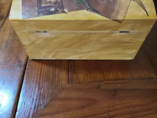 Cofanetto in legno decoupage