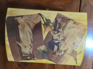Cofanetto in legno decoupage