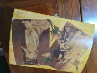 Cofanetto in legno decoupage