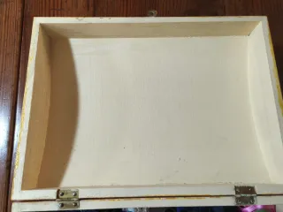 Cofanetto in legno decoupage